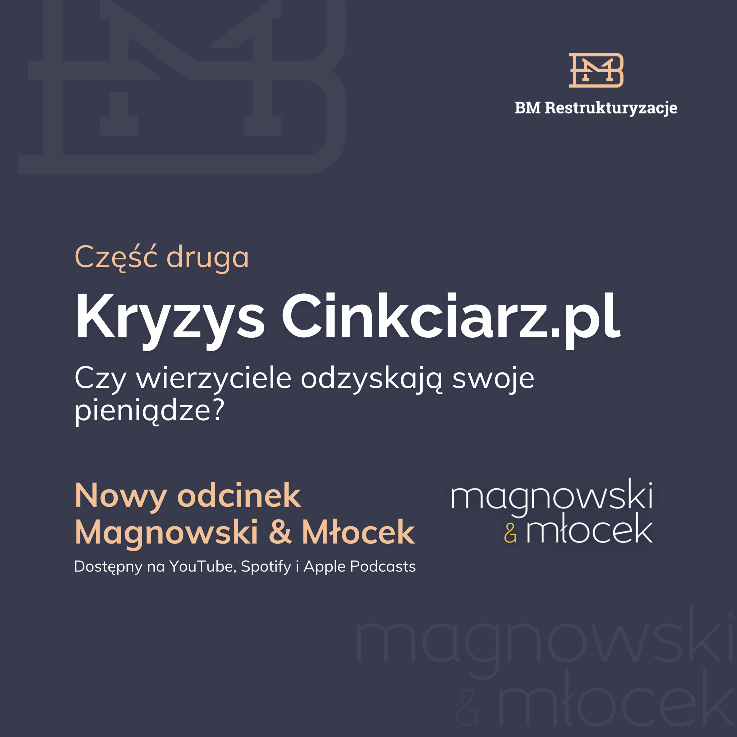 Kryzys Cinkciarza. Czy wierzyciele odzyskają pieniądze? Nowy odcinek Magnowski & Młocek, cz. 2.